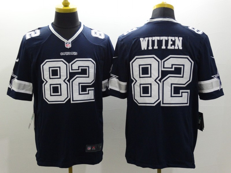 Dallas Cowboys 82 Witten Blue Nike Limited Jerseys